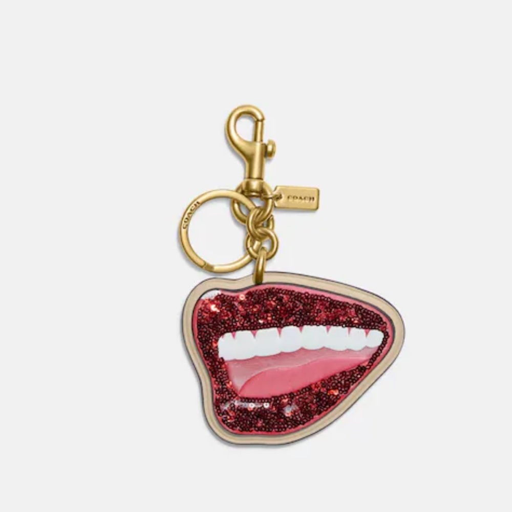 COACH X TOM WESSELMANN LIPS BAG CHARM